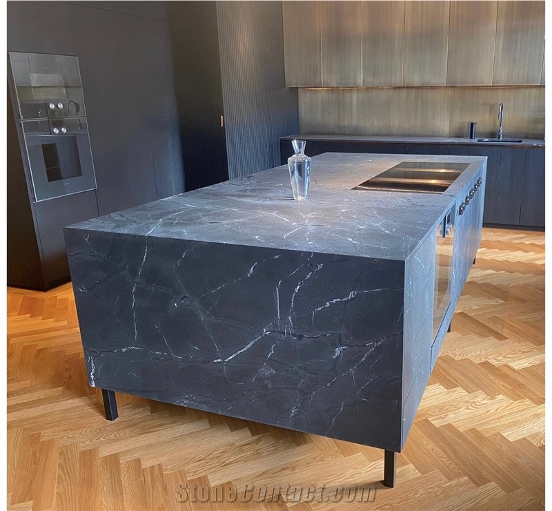 Negresco Quartzite Black Quartzite Slab Tile Cut By Order