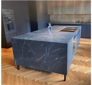 Negresco Quartzite Black Quartzite Slab Tile Cut By Order