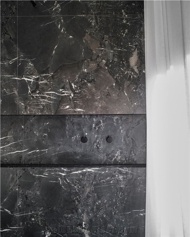 Negresco Quartzite Black Quartzite Slab Tile Cut By Order