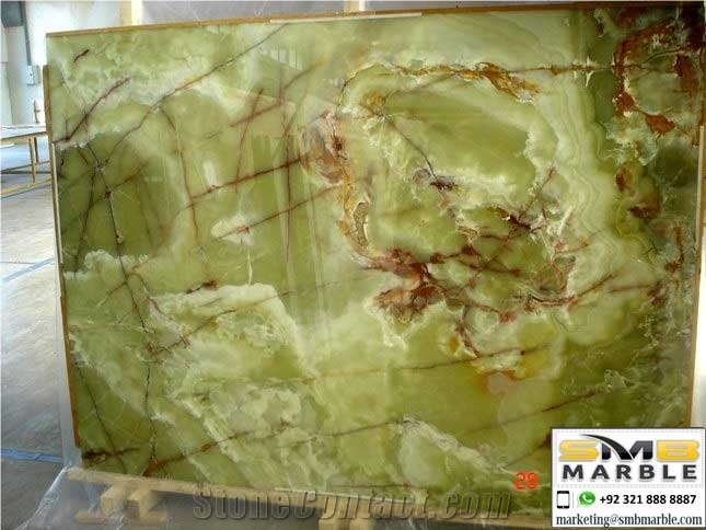 Pakistan Green Onyx, Tiles & Slabs