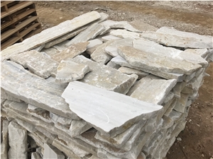 White Split Loose Wall Stone Cladding  Exterior Tiles