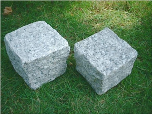 Fan Shaped G603 Granite Set On Mesh/Exterior Landscaping 