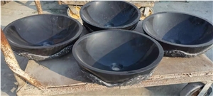 China Black Nature Stone Wash Round Oval Basin Sink China Black Nature Stone Wash Round Oval Basin Sink