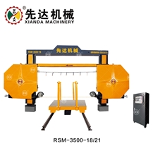 RSM-3500-21 Diamond Wire-Saw Trimming Machine, Single Wire Block Squaring Machine