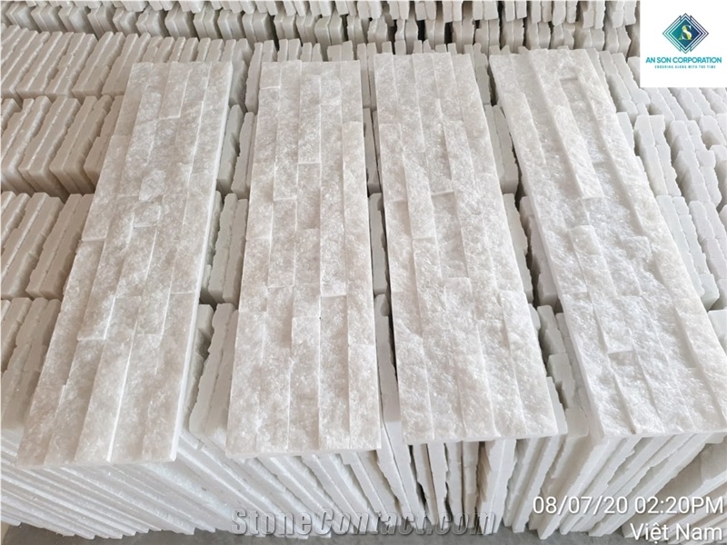 Beautiful Wall Cladding White Marble