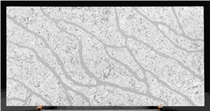 Granite Looking Artificial Quartz Stone Slab High Quality