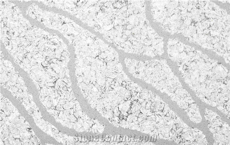 Granite Looking Artificial Quartz Stone Slab High Quality
