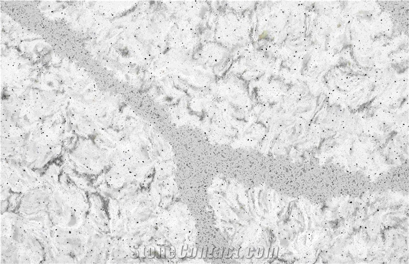 Granite Looking Artificial Quartz Stone Slab High Quality
