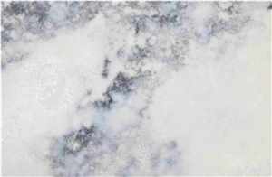Super Translucent Quartz Stone Slab White Blue High Quality