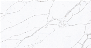 Artificial White Quartz Stone Marble Slabs 