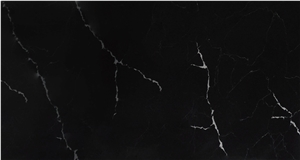 Calacatta Black Quartz Stone Livingroom Table Top