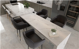 China Factory Wholesale Polished White Quartz Slab