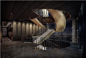 Marble Stone Composite Aluminum Honeycomb Stairs