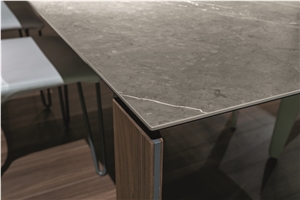 Sintered Stone Customized Dining Table Look Like Marble