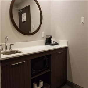 Hampton Inn Guestroom Wet Bar Engineered Stone Tops