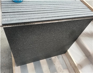 China Absolute Black Jet Black Granite G684 Honed Paver 