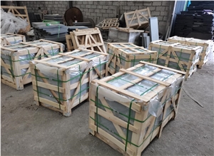 China Absolute Black Jet Black Granite G684 Honed Paver 