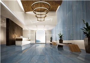 Azul Macaubas Quartzite For Bathroom And Kitchen Countertop