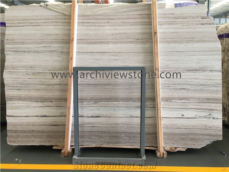 Crystal Wood Grain Marble Slabs, Crystal Wooden Marble Tiles
