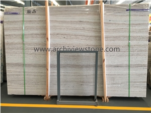 Crystal Wood Grain Marble Slabs, Crystal Wooden Marble Tiles