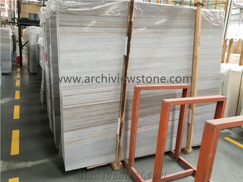 Crystal Wood Grain Marble Slabs, Crystal Wooden Marble Tiles