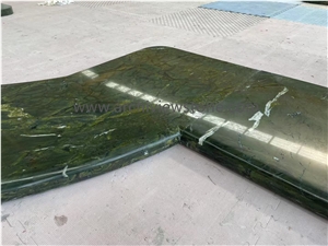 Victoria Regia Bar Top Green Marble Table Top