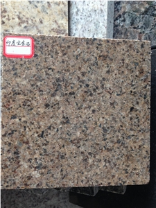 Indian Golden Leaf Granite Polished Exotic Wall Cladding 