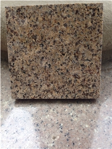 Indian Golden Leaf Granite Polished Exotic Wall Cladding 