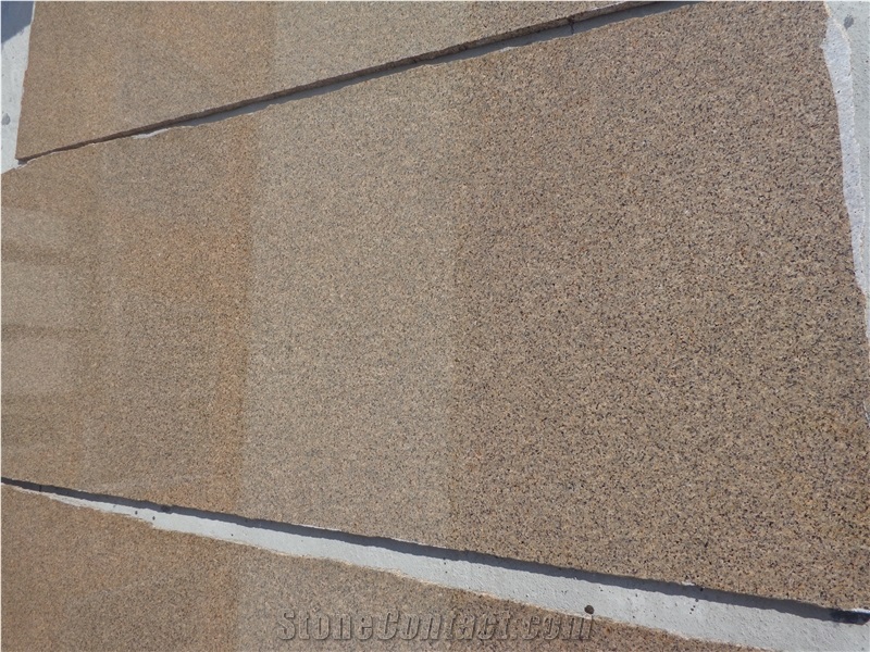 Indian Golden Leaf Granite Polished Exotic Wall Cladding 