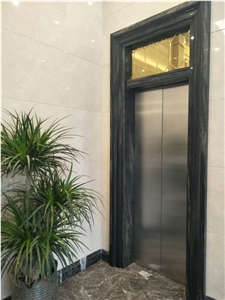 Natural Ice Green Granite Stone Stair Block Step Riser Tiles