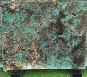 Brazil Amazon Quartzite Slab Wall Floor Tiles Countertop Use