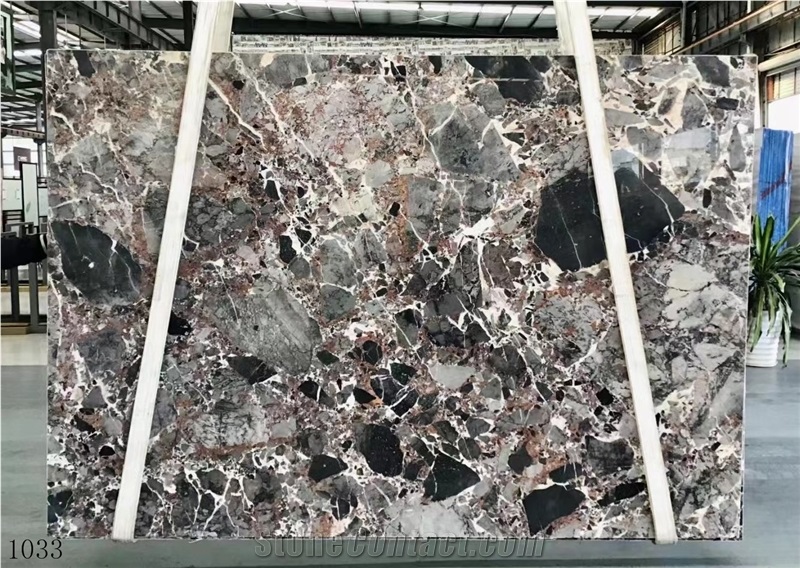 Brazil Chocolate Granite Bordeaux Juparana Persa Brown Slab