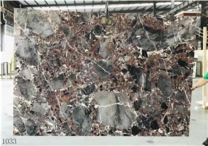 Brazil Chocolate Granite Bordeaux Slab In China Stone Market