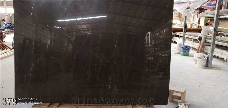 China Austin Coffee Mousse Brown Marble Hubei Grey Slab Tile