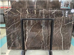 China Brown Wenge Marble Slabs