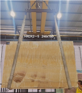 China Resin Yellow Songxiang Onyx Slab In China Stone Market