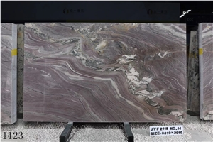 French Purple Marble Slabs  Luxury Stone Bathroom Tiles