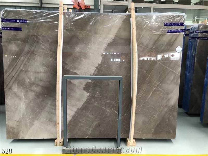 Gold Brick Grey Marble Sandy Slab Tile In China Stone Market