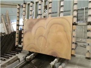 Iran Dark Peachy Onyx Slab Wall Tile  In China Stone Market