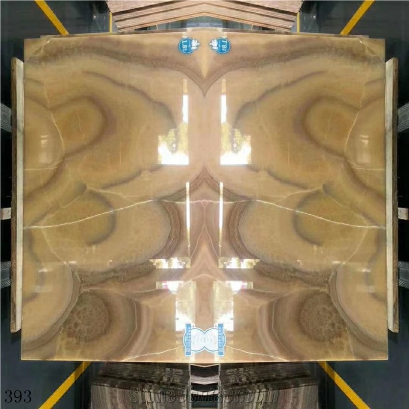 Iran Dark Peachy Onyx Wall Tile Slab In China Stone Market
