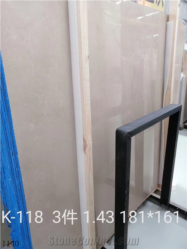 Iran New Royal Marble Botticino Shayan Beige Cream Slab Tile