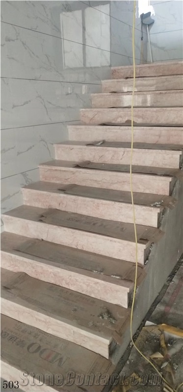 Iran Rose Cream Marble Slab Wall Tile In China Stone Market