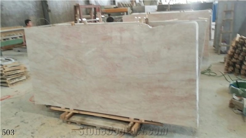 Iran Rose Cream Marble Slab Wall Tile In China Stone Market