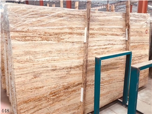 Iran Travertino Persiano Antique Slab In China Stone Market