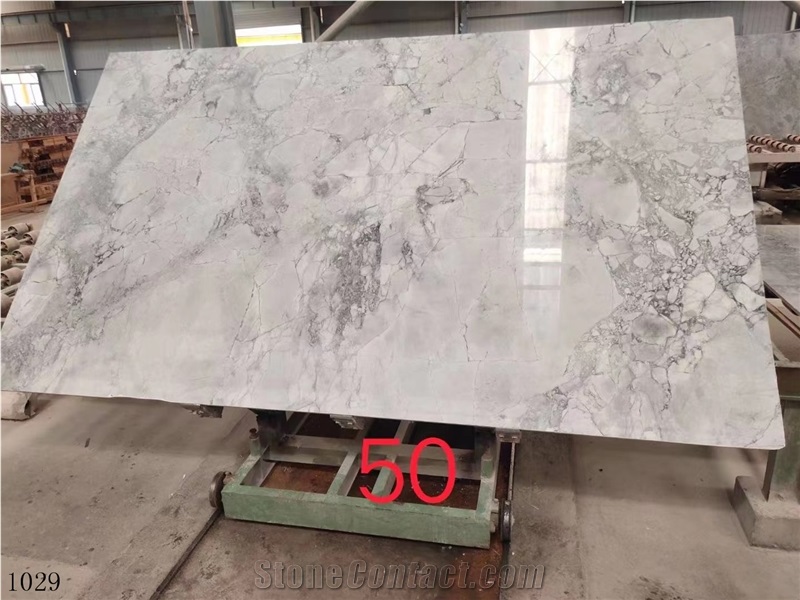 Italy Armani Calacatta Statuario Marble Table Top Use