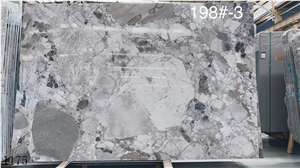 Italy Silver Statuario Armani Grey Calacatta Marble Slab