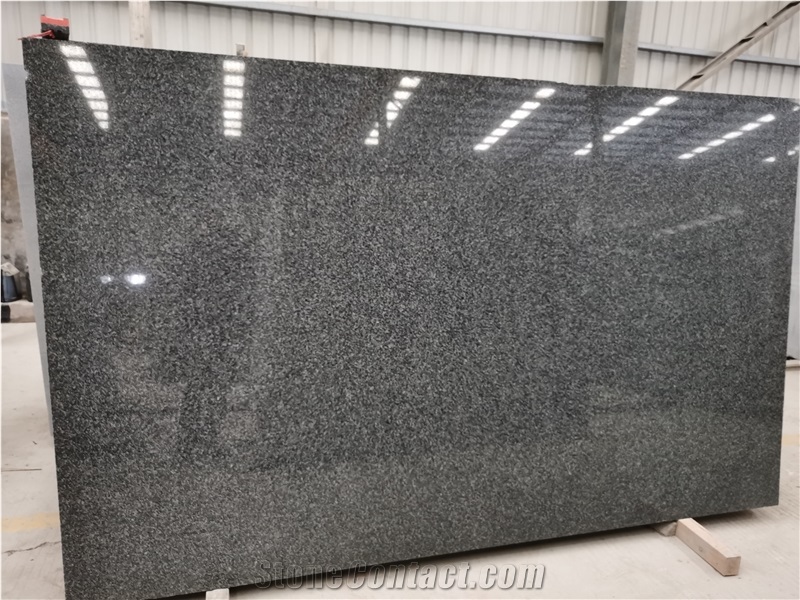 New G654 Impala Black Granite Slabs 