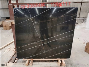 Noir Aziza Marble Nero Tunisi Black Sahara Marmo Slab Tile