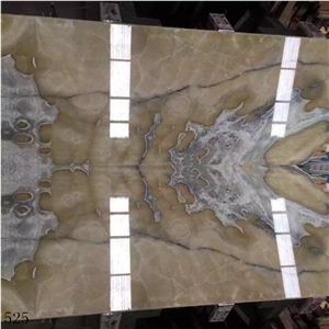 Peacock Ink Water Jade Moyu Slab Onyx In China Stone Market