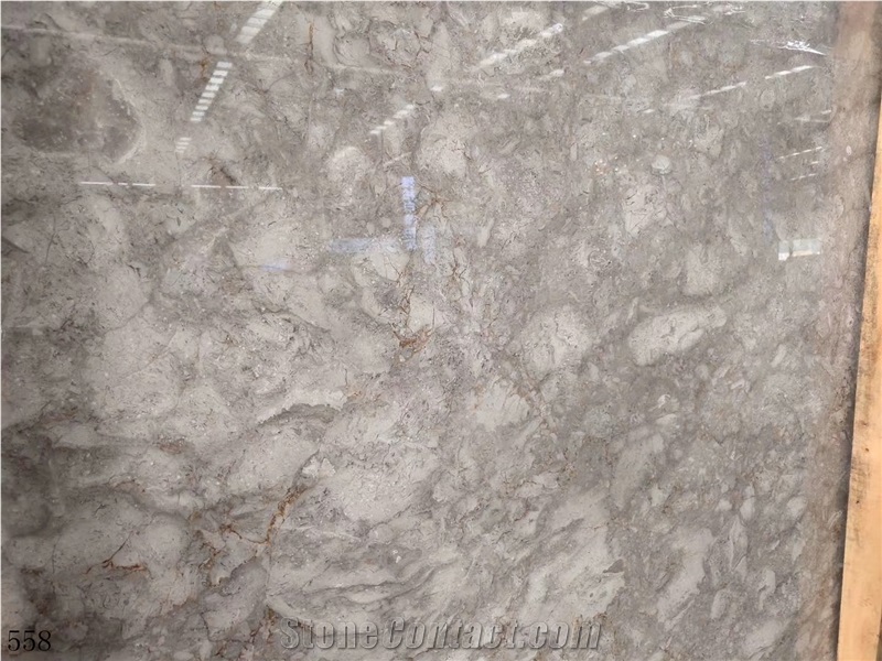Shangri La Quartzite Grey Slab Tile In China Stone Market